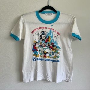 Tokyo Disney Rare Vintage Opening Day T-shirt